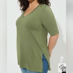 Brand new with tags on Tirrid green top
